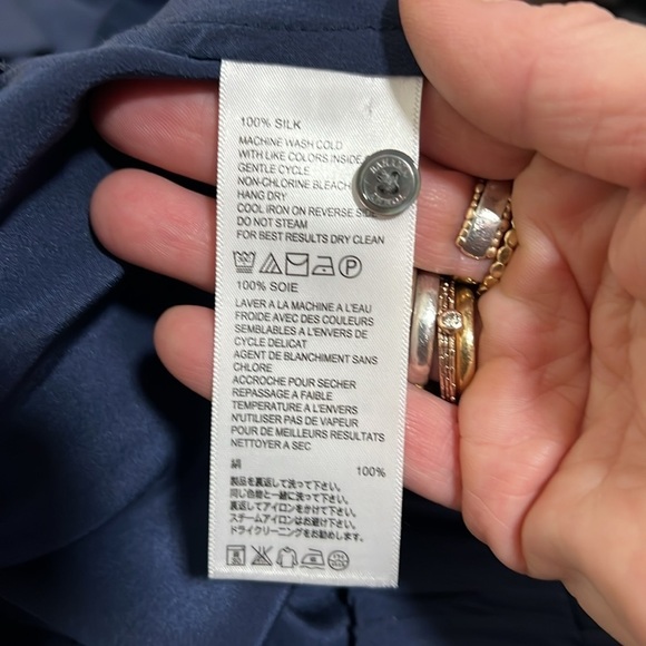 Tommy Bahama Navy Silk June Polo Size Small - Picture 10 of 12